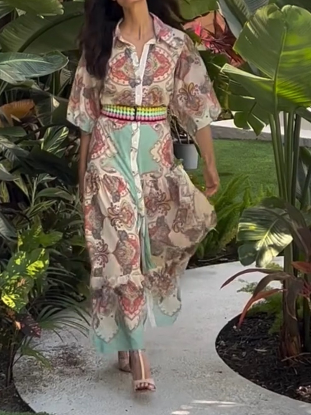 Petit Pois Floral Print Dress pattern different than stock photo